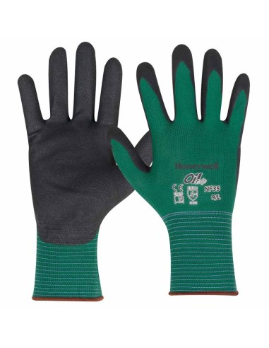 OIL GRIP, GUANTO NITRILE NERO MICRO-FINISH OUTLET