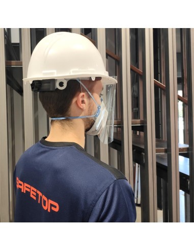ערכת Faceguard-SR עם קסדה, מגן אוזניים ומסכת פנים