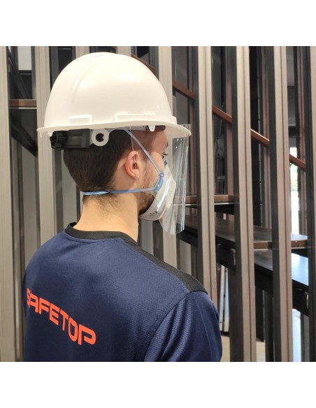 Σετ Faceguard-SR με κράνος, ακουστική και προστατευτική προσωπίδα