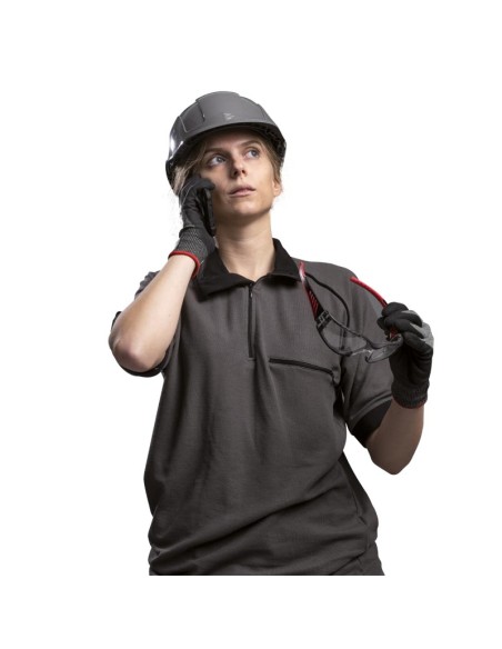 SADIÁS, polo technique gris/noir ou bleu/noir tailles S-2XL