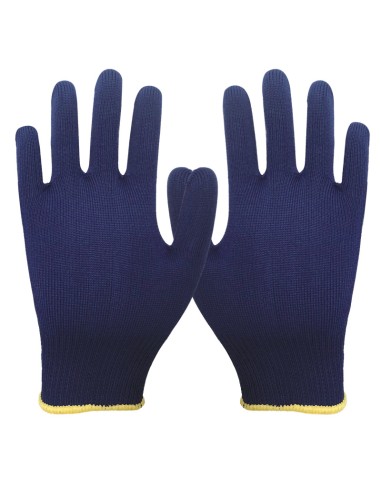 TRICOTEX, Blue knit polyester without coating
