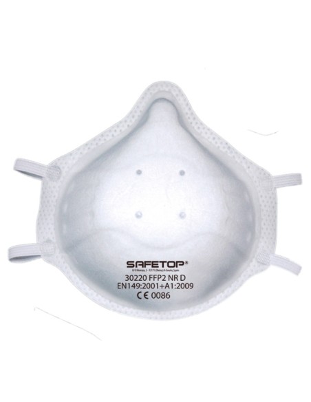 FFP2 NR D, maschera preformata con pezzo di schiuma