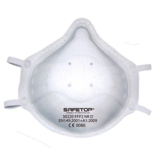 FFP2 NR D, preformed mask with foam insert