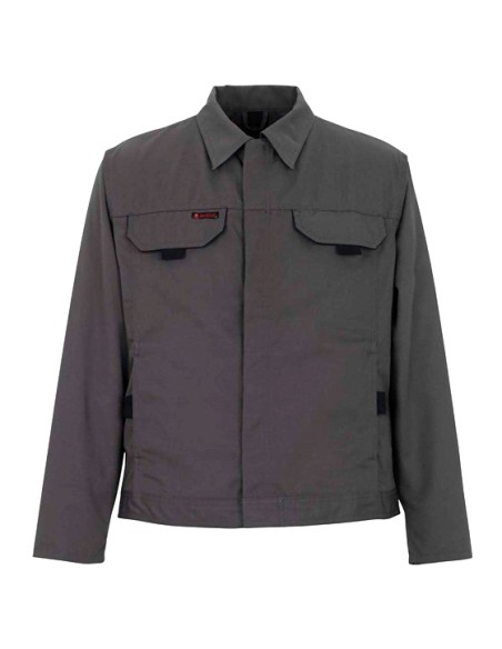 MIRIUS, VESTE BICOULEUR AVEC BOUTONS-PRESSION ANTHRACITE/NOIR, T.L