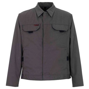 MIRIUS, VESTE BICOULEUR AVEC BOUTONS-PRESSION ANTHRACITE/NOIR, T.L