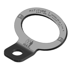 ΠΛΑΚΑ ΑΓΚΙΡΩΣΗΣ για 3 χρήστες 70 mm άνοιγμα