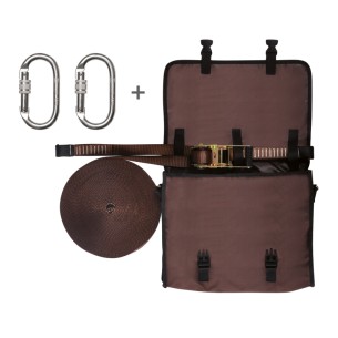 HORISONTELL LIVLINE + 2 karbinhakar 80112J för 2 operatörer