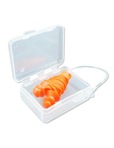 TRACK-FIT, tappo auricolare riutilizzabile con cordino in scatola individuale SNR 24,5