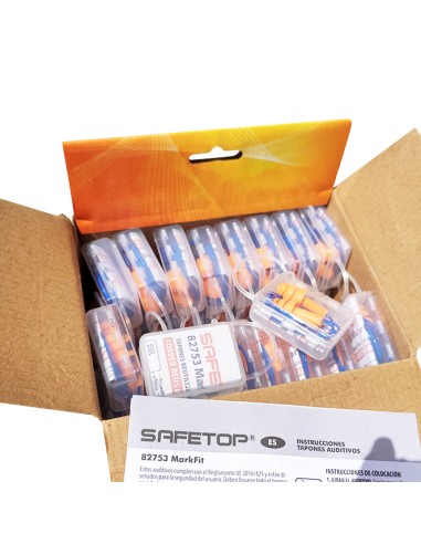 MARK-FIT, tappo riutilizzabile smontabile, scatola 50 paia SNR 32