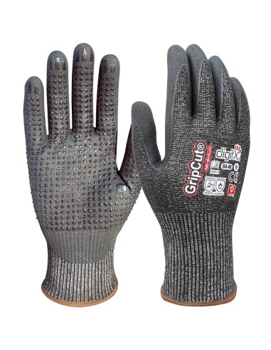 GRIPCUT, Cut and Thermal Resistant Glove with Palm Dots