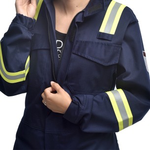 ARAPRO, tuta multiprotezione blu navy con riflettenti 2