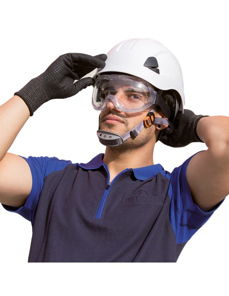 GENGIS, heltäckande klar dimmfria skyddsglasögon, 1B 3 4