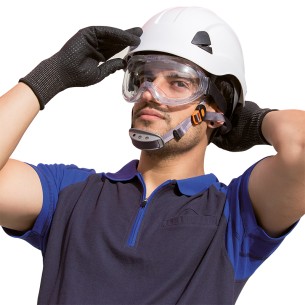 GENGIS, occhiali integrali oculari chiari antivapore, 1B 3 4 2