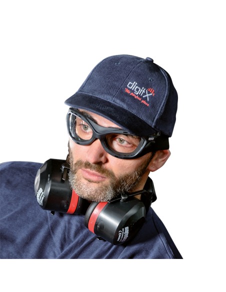 CENCOM, lunettes style aviateur ventilées, oculaire clair 1F