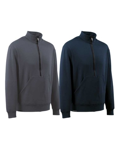 SOBER, felpa in colore blu o grigio, taglie S-2XL