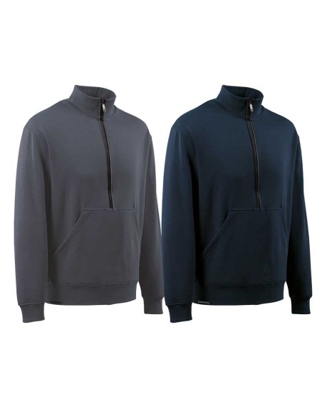 SOBER, felpa in colore blu o grigio, taglie S-2XL