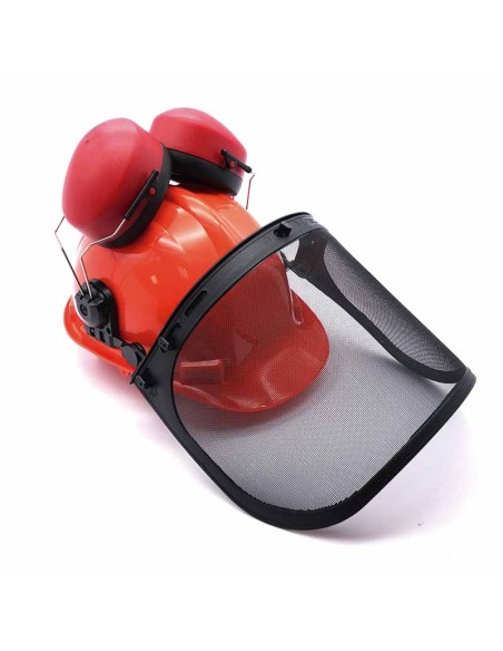 KIT FORESTAL SR, protecteur avec visière grillagée et protection auditive