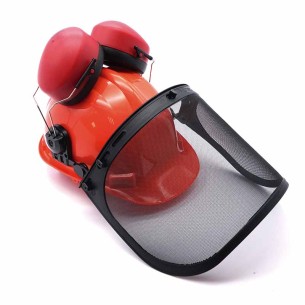 KIT FORESTAL SR, protecteur avec visière grillagée et protection auditive