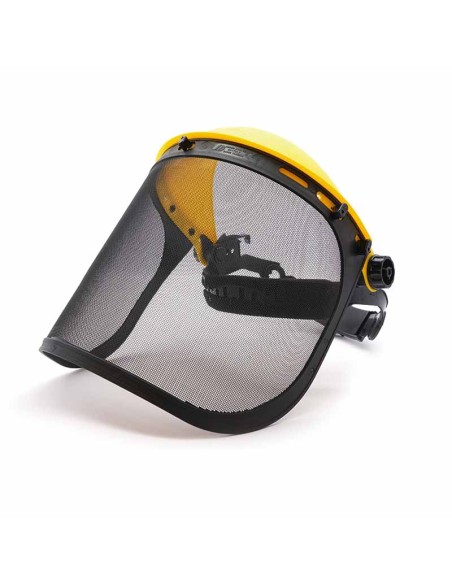 FACY METAL, pantalla facial con visor de malla de acero, 1F
