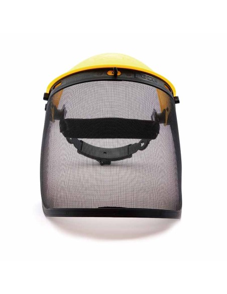 FACY METAL, pantalla facial con visor de malla de acero, 1F