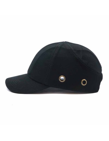 Sports Cotton Baseball Cap-Helmet, Black EN812