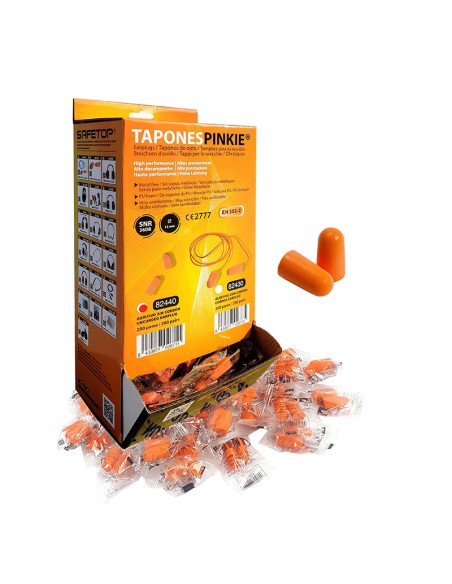 PINKIE PU Foam, tappi auricolari senza cordino SNR 37 dB Scatola 200 paia