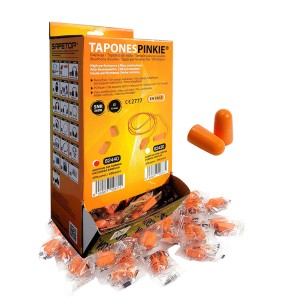 PINKIE PU Foam, cord-free earplugs SNR 37 dB Box 200 pairs 2