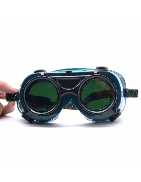 FLIPPA, gafas de soldar de PVC y válvulas, ocular DIN5, 1F