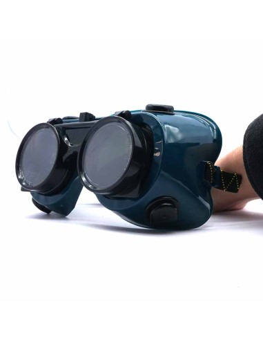 FLIPPA, PVC-svetsglasögon med ventiler, okular DIN5, 1F