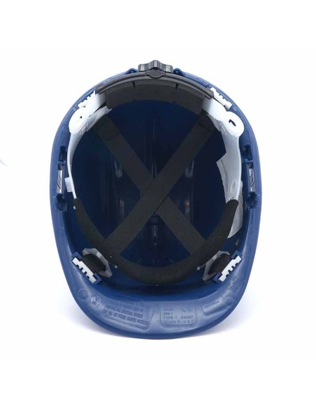 SAFETOP SR, casco alto brillo con rosca dorsal, EN397