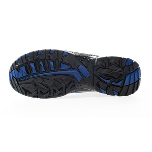 PERLIO Blue, blue S1P shoe made of metal-free microfibre 2