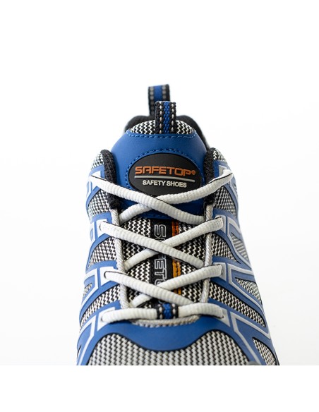 PERLIO Blue, chaussure S1P bleue en microfibre sans métal