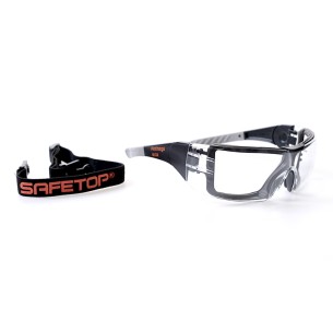 PINTHEGA, 2-in-1 eyewear with clear lens and inner band, 1F 2