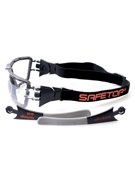 PINTHEGA, lunettes 2 en 1 avec lentille claire et bande intérieure, 1F