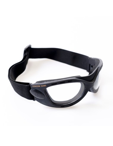 CENCOM, ventilated aviator-style goggles, clear lens 1F