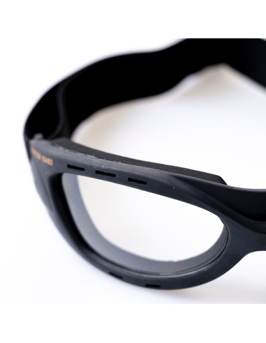 CENCOM, lunettes style aviateur ventilées, oculaire clair 1F