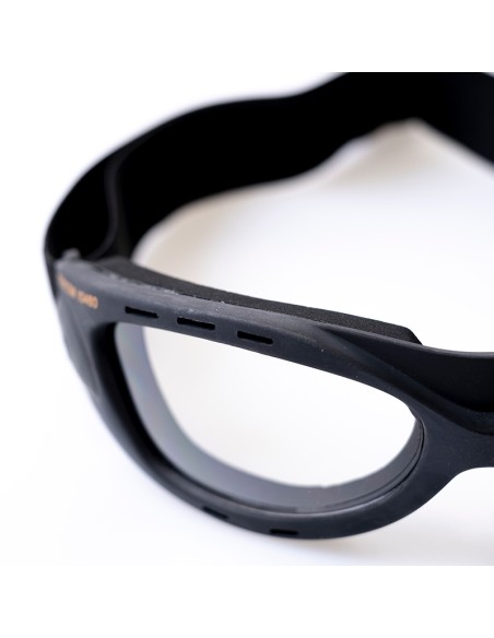 CENCOM, lunettes style aviateur ventilées, oculaire clair 1F