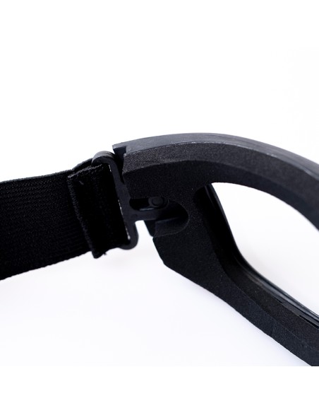 CENCOM, lunettes style aviateur ventilées, oculaire clair 1F