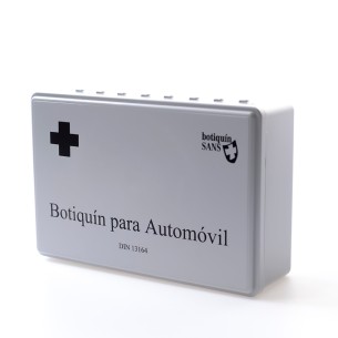 CAIXA DE PRIMEIROS SOCORROS PARA AUTOMÓVEL HERMÉTICA, com kit completo