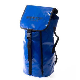 תיק ציוד וחילוץ כפול PVC כחול 62x30 ס"מ עם מכסה