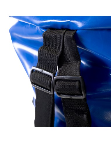 حقيبة حمل وتجهيز مزدوجة PVC زرقاء 62x30 مع غطاء