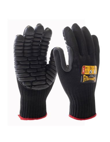 GLOVEZILLA-VIBRASTOP, כפפה נגד רטט ISO 10819