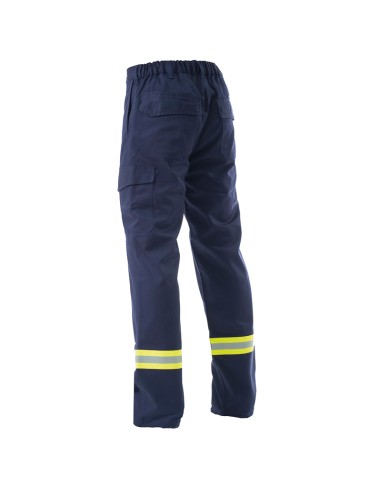 ARAPRO, pantalon multiprotection bleu marine avec bandes réfléchissantes