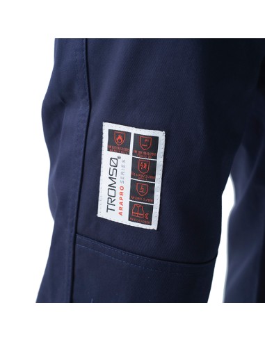 ARAPRO, pantalon multiprotection bleu marine avec bandes réfléchissantes