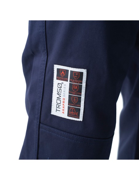 ARAPRO, pantalon multiprotection bleu marine avec bandes réfléchissantes