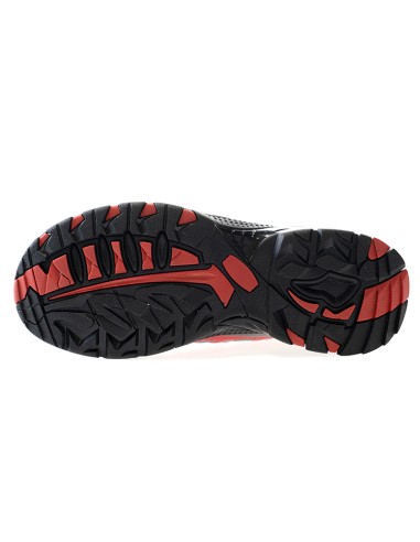 PERLIO Red, scarpa S1P rossa in microfibra senza metallo