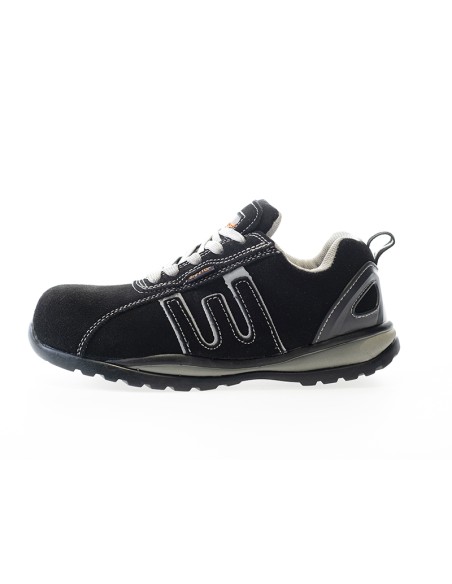 BAIO الرمادي-الأسود، حذاء S1P nubuck بنعل EVA بدون معدن