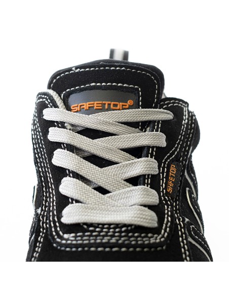 BAIO gris-negro, zapato S1P nobuck suela EVA metalfree