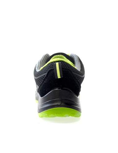 MARIO, S1P sports shoe black-green metal free