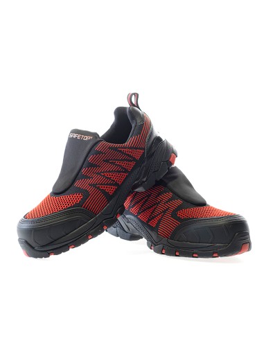 TOKIO, scarpa rossa S1P senza lacci Flytex